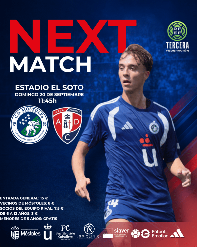 NEXT MATCH CD MÓSTOLES